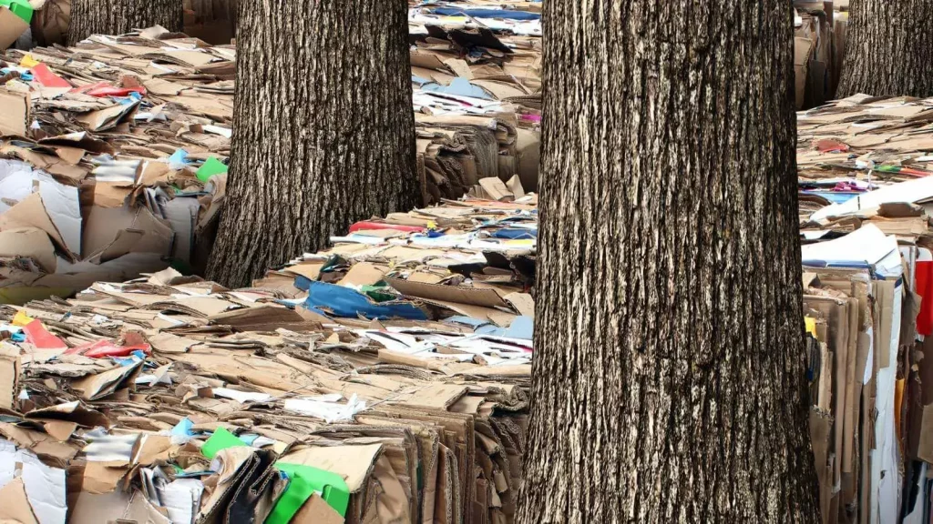 carta e alberi salvati